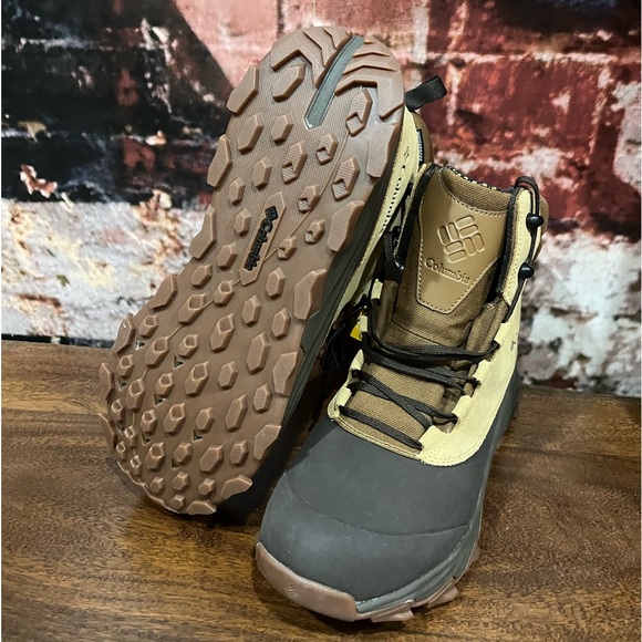 NEW COLUMBIA EXPEDITIONIST SHIELD BOOTS BEIGE AND BROWN - Picture 5 of 8